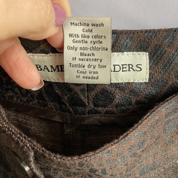 Bamboo Traders Faux Snake Skin Dress Pants Size 6 - Picture 5 of 12